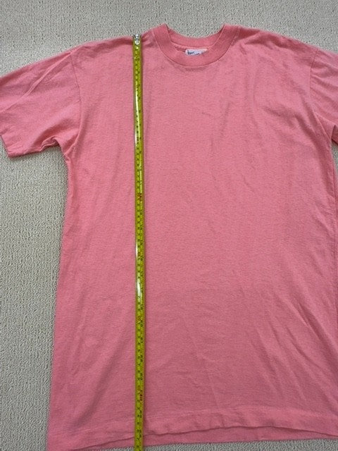 Carisma Pink Cotton Crewneck T-Shirt L Short Sleeve Unisex
