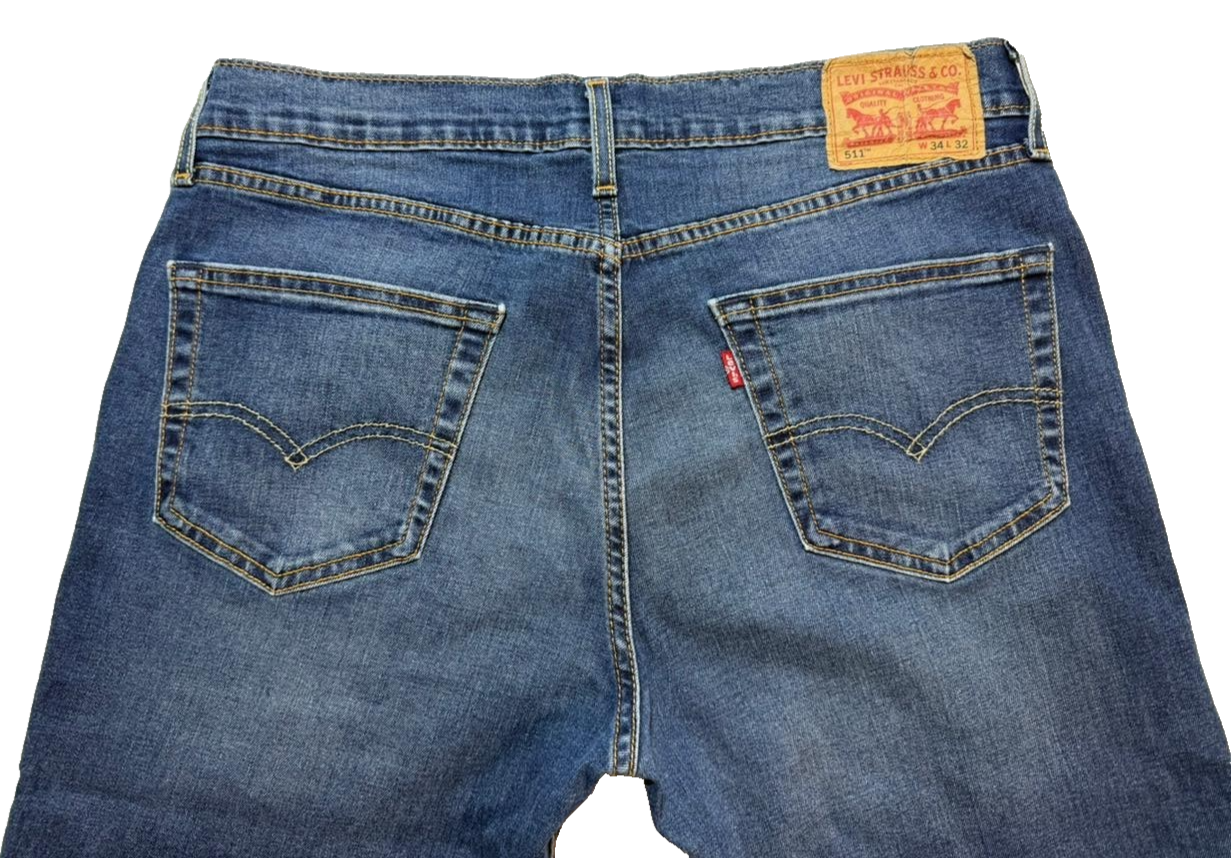 Levi Strauss & Co Original Riveted Men's Denim Jeans 34/32