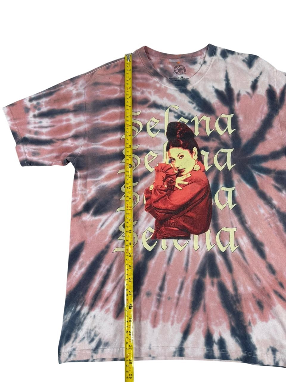 Selena Quintanilla Men's Tie Dye Graphic T-Shirt Official Merchandise Size Large