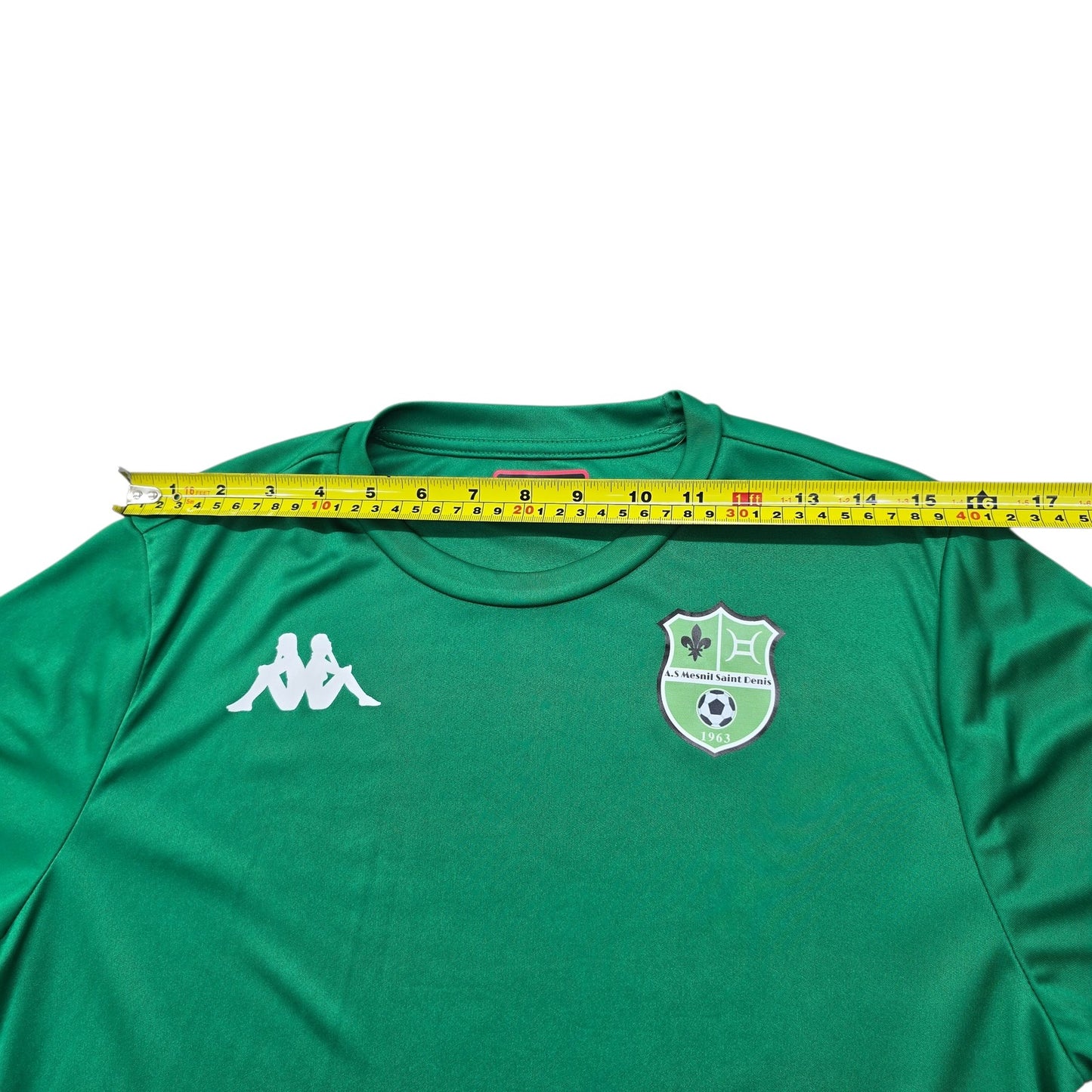 Kappa Men's Green Soccer T-Shirt Size M Embroidered Logo