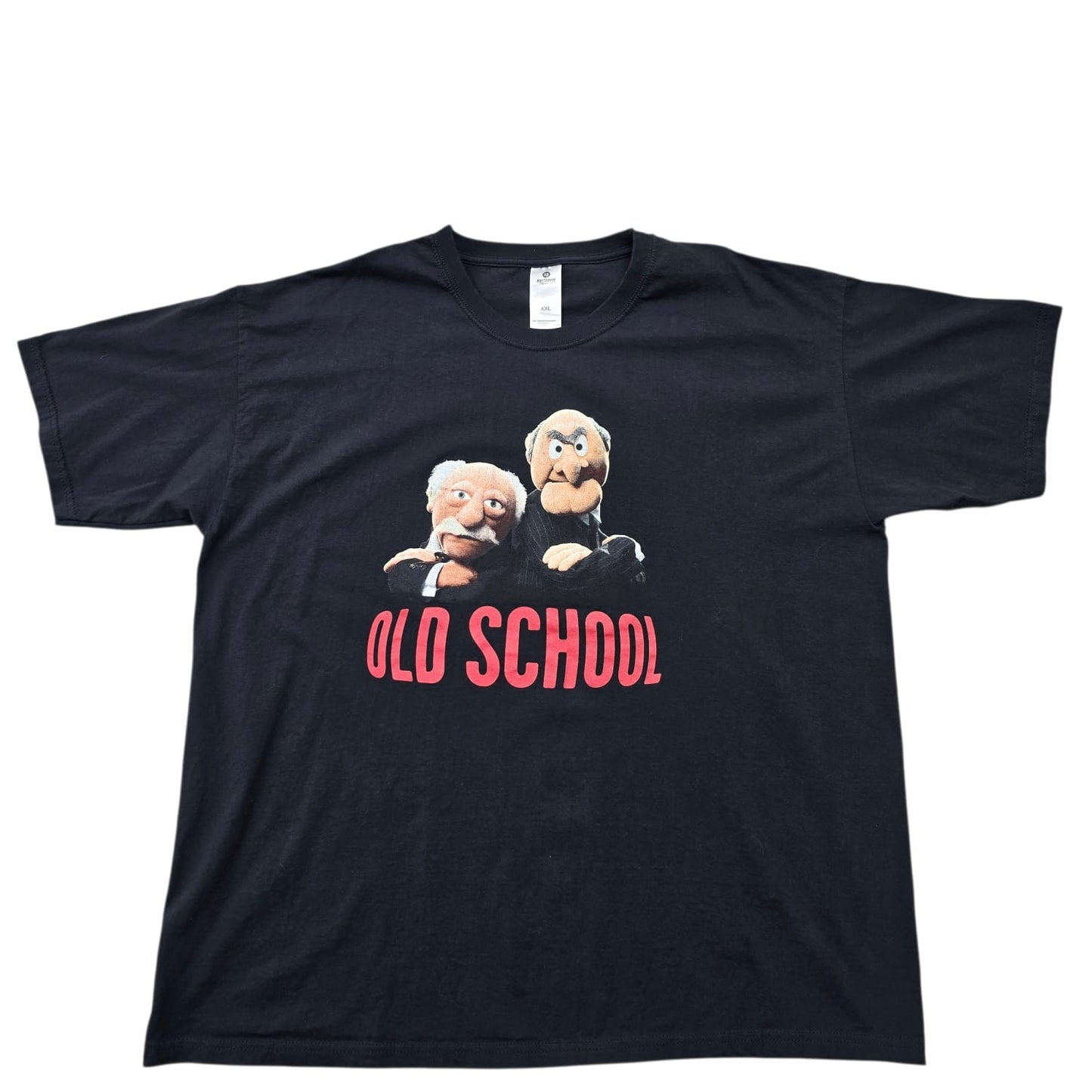 Nastrovje Potsdam Men's Black Muppets Waldorf Statler XXL Vintage T-Shirt