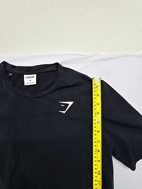 Gymshark Be A Visionary Unisex Black Embroidered T-Shirt Size M