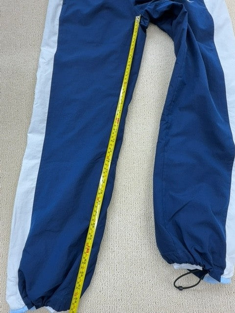 Nike Men's Navy/White Striped Tapered Track Running Pants