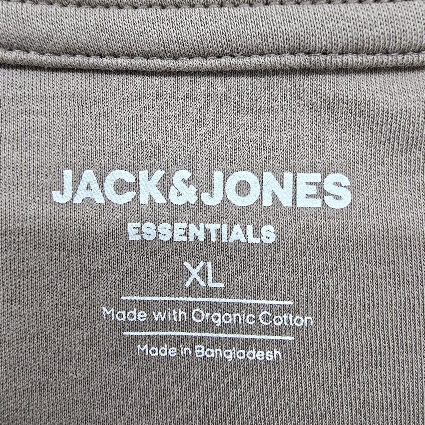 Jack & Jones Men Beige T-Shirt size XL product image 3