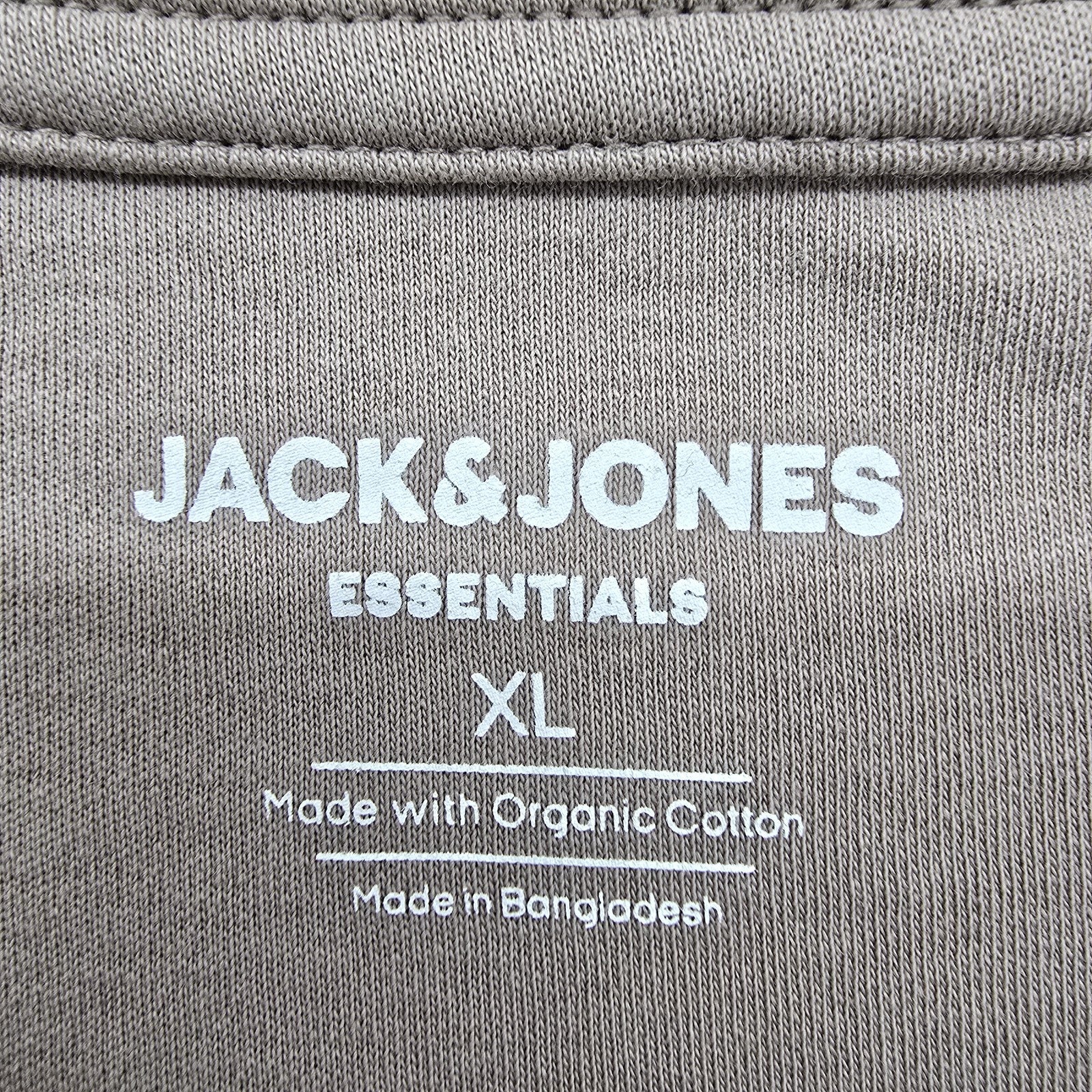 Jack & Jones Men Beige T-Shirt size XL product image 3
