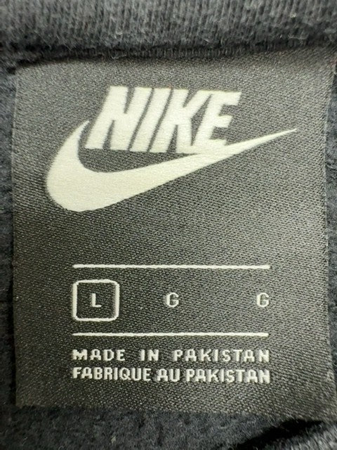 Nike Men's Grey Crewneck Sweatshirt L Just Do It Long Sleeve