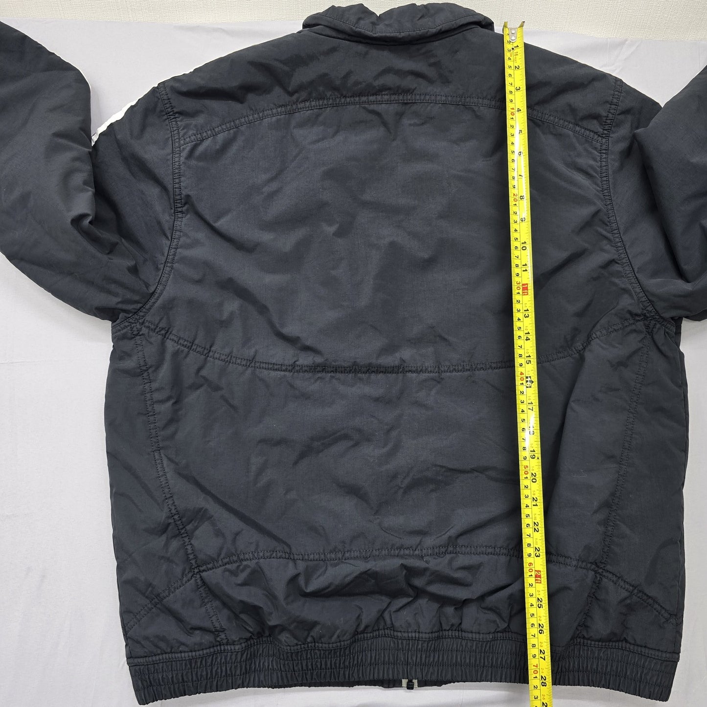 Adidas Men's Black Track Jacket XL Originals 3-Stripes Full Zip