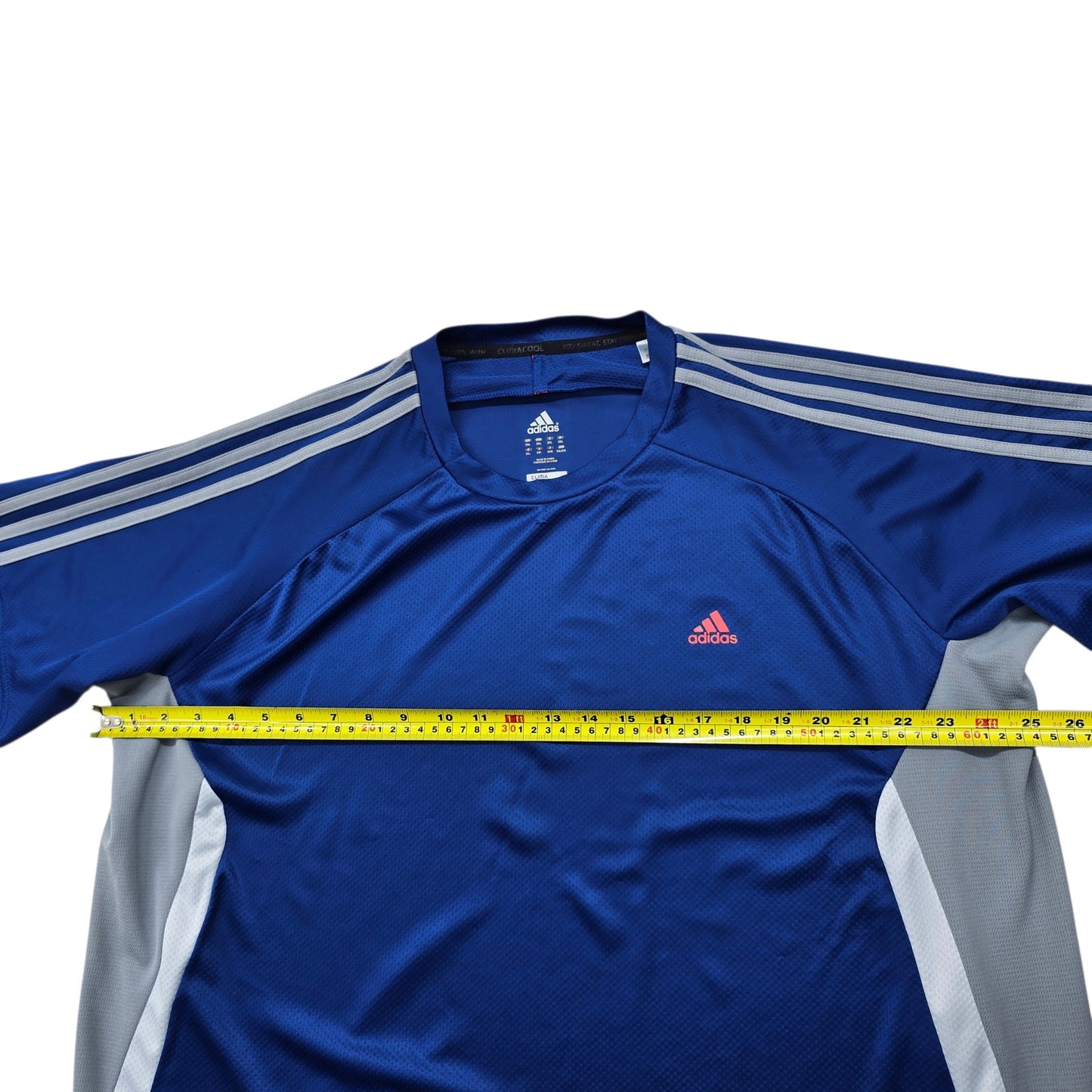 Adidas Men's Blue Climacool Jersey 2XL Athletic Mesh