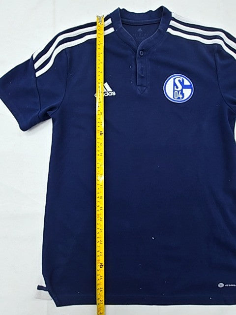 Adidas Men's Navy S Polo Shirt Short Sleeve Recycled Sports Logo