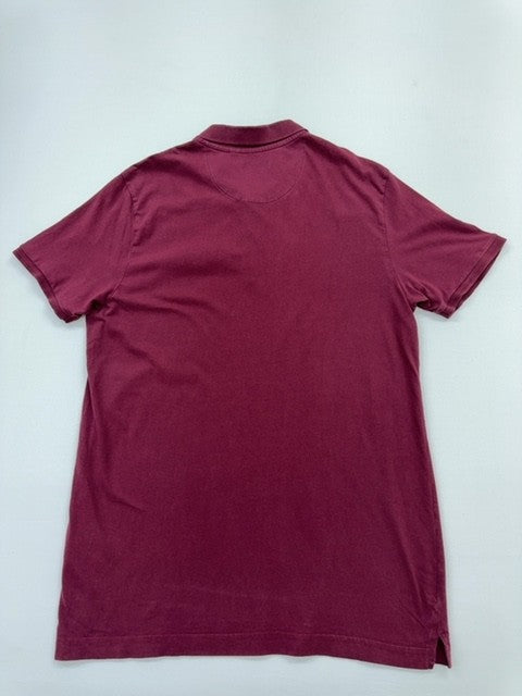 Brave Soul Men's XL Burgundy Short Sleeve Polo Shirt