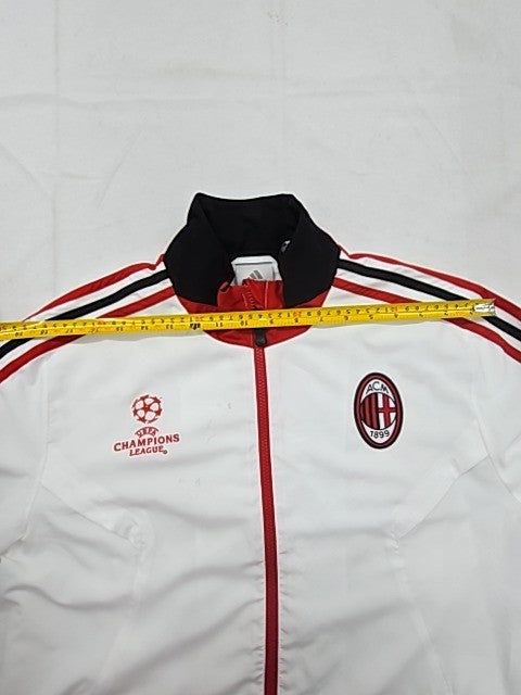 Adidas White Track Jacket XL Champions League AC Milan Football