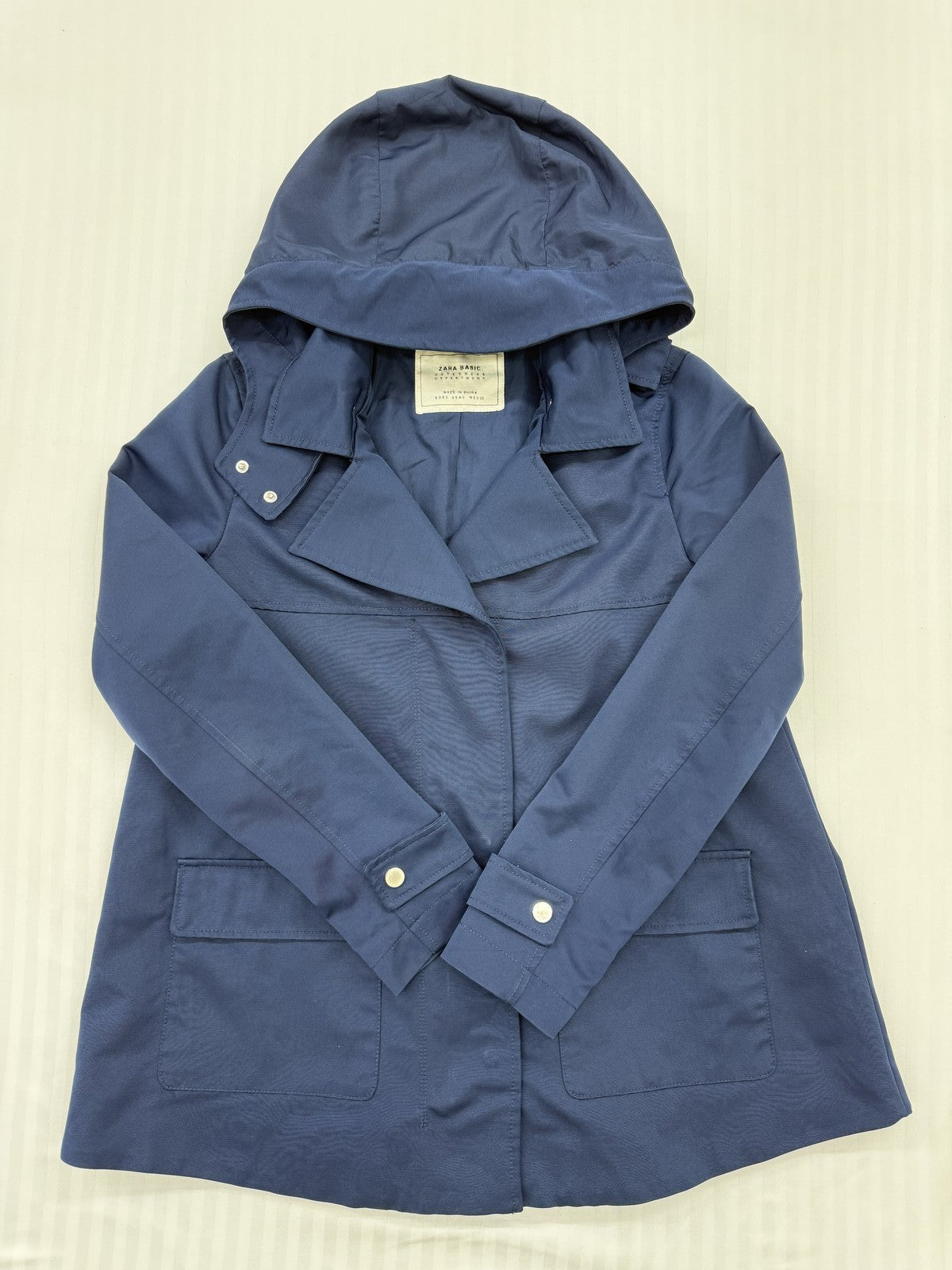 Zara Women Navy Coat size M product image 1