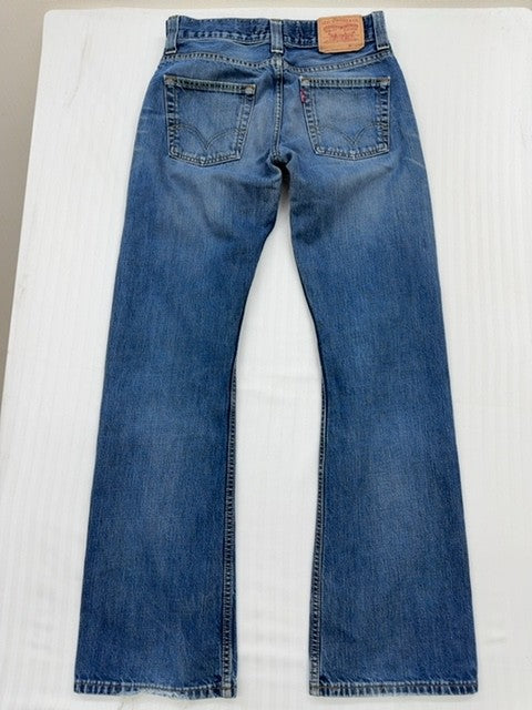 Levi's Men's Medium Blue Vintage Bootcut 512 Jeans 31x34