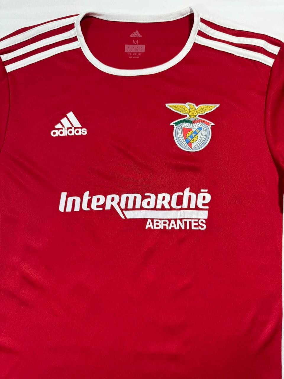 Adidas Sl Benfica Boys' Football Shirt Jersey In Red - Size M