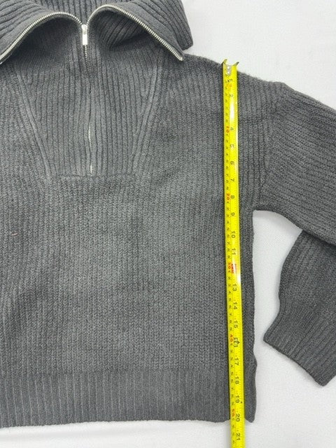 French Connection Black Turtleneck Balloon Sleeve Sweater S Women