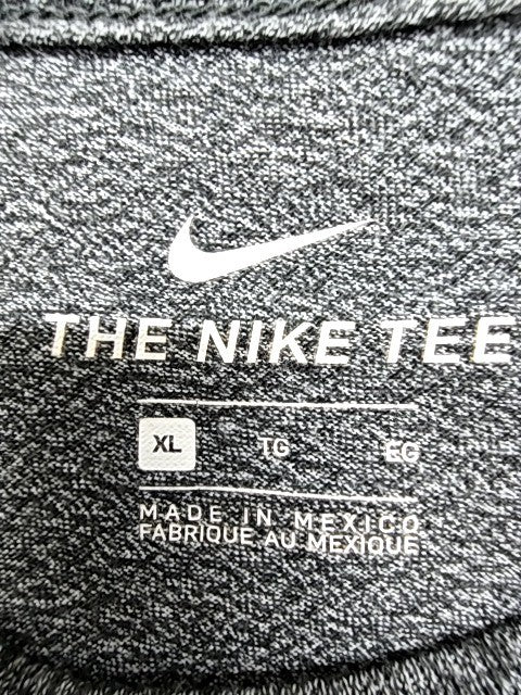 Nike Tee Crewneck Short Sleeve Grey Men's XL Regular