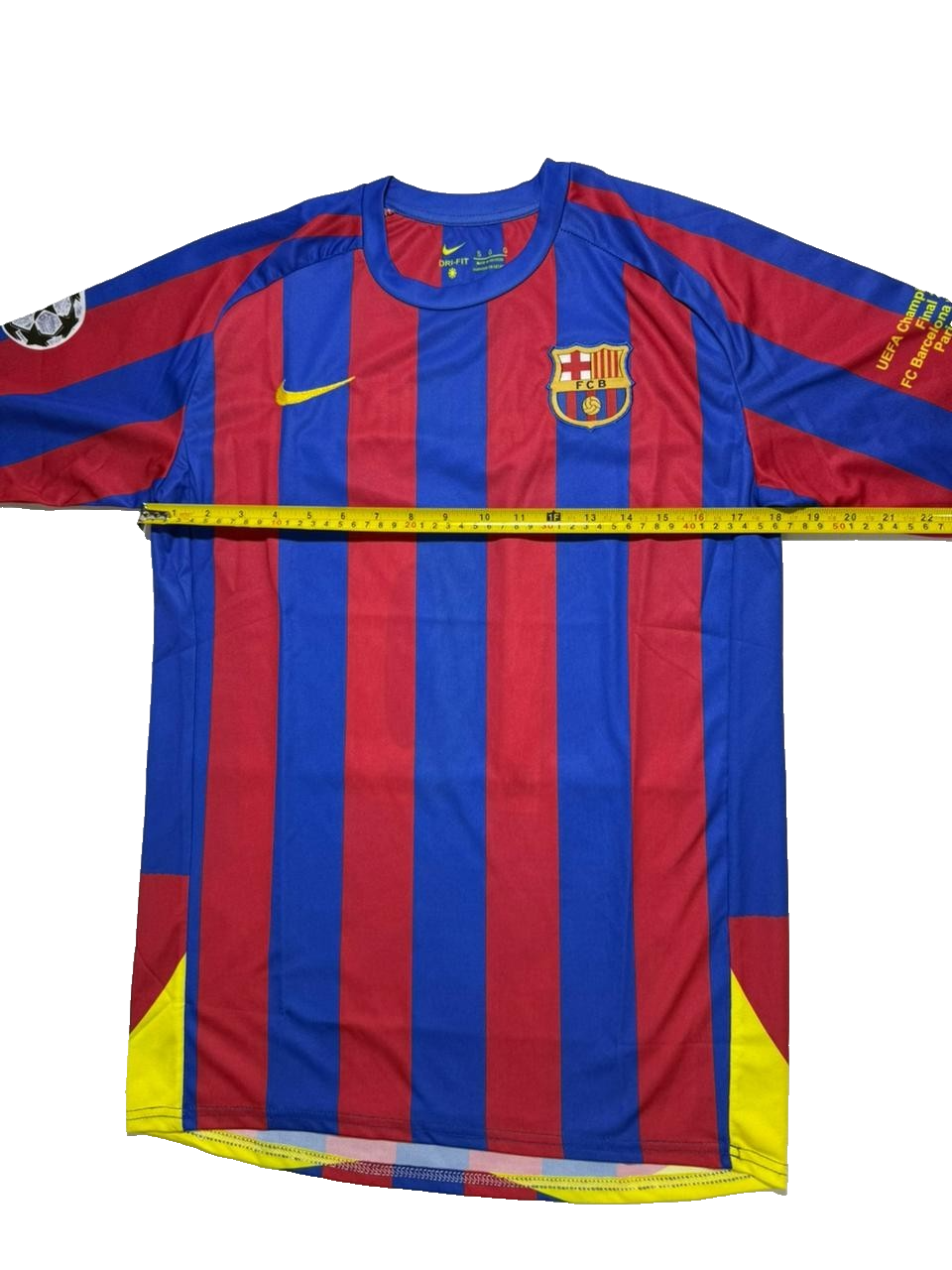 Nike Fcb Uefa Champions League Final 2006 Ronaldhino 10 Size - S