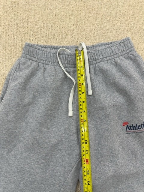 Nike Unisex Gray Fleece Sweatpants Size S Athletic Cuffed