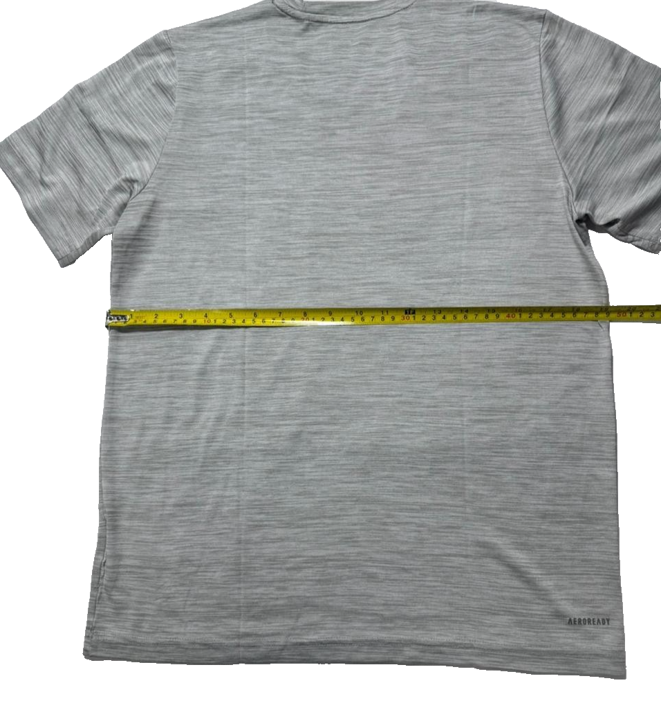 Adidas Aeroready Primegreen Gray Training T-Shirt Small