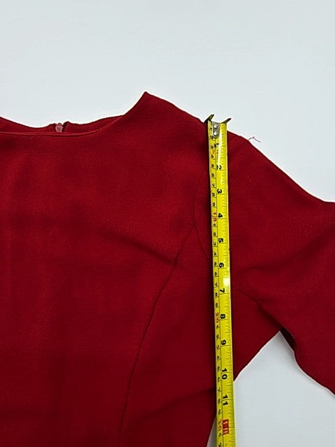 Altre Girls Burgundy Fit & Flare Dress Size 10 USA