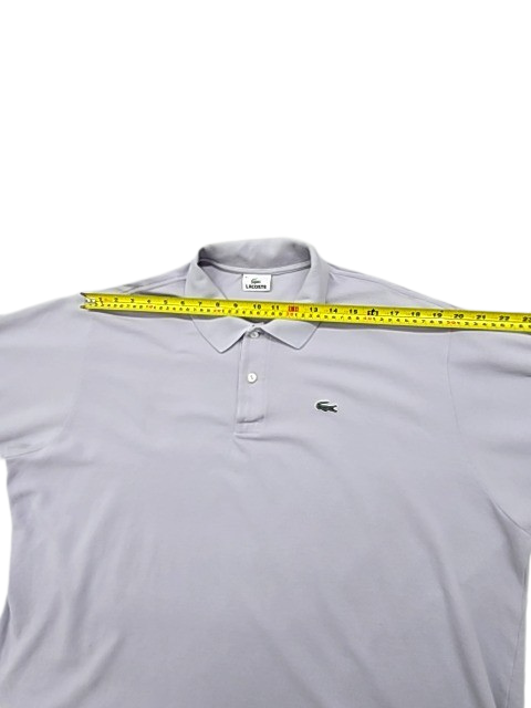 Lacoste Men's Lavender Polo Shirt Size 8 Regular Fit Cotton