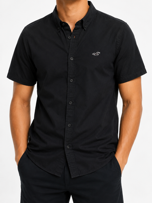 Hollister Men Black Shirt size M product image 1