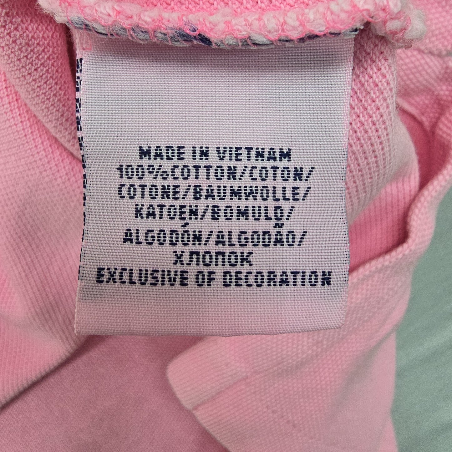 Polo Ralph Lauren Men's Pink Custom Fit Polo L