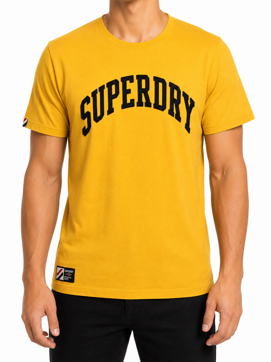 Superdry Men Yellow T-Shirt size M product image 1