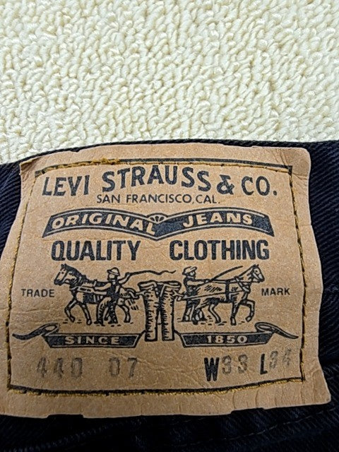 Levi's Men Black Jeans size 38X34 product image 4