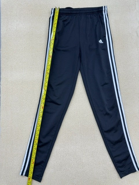Adidas Girls XL Navy 3-Stripes Track Pants Drawstring