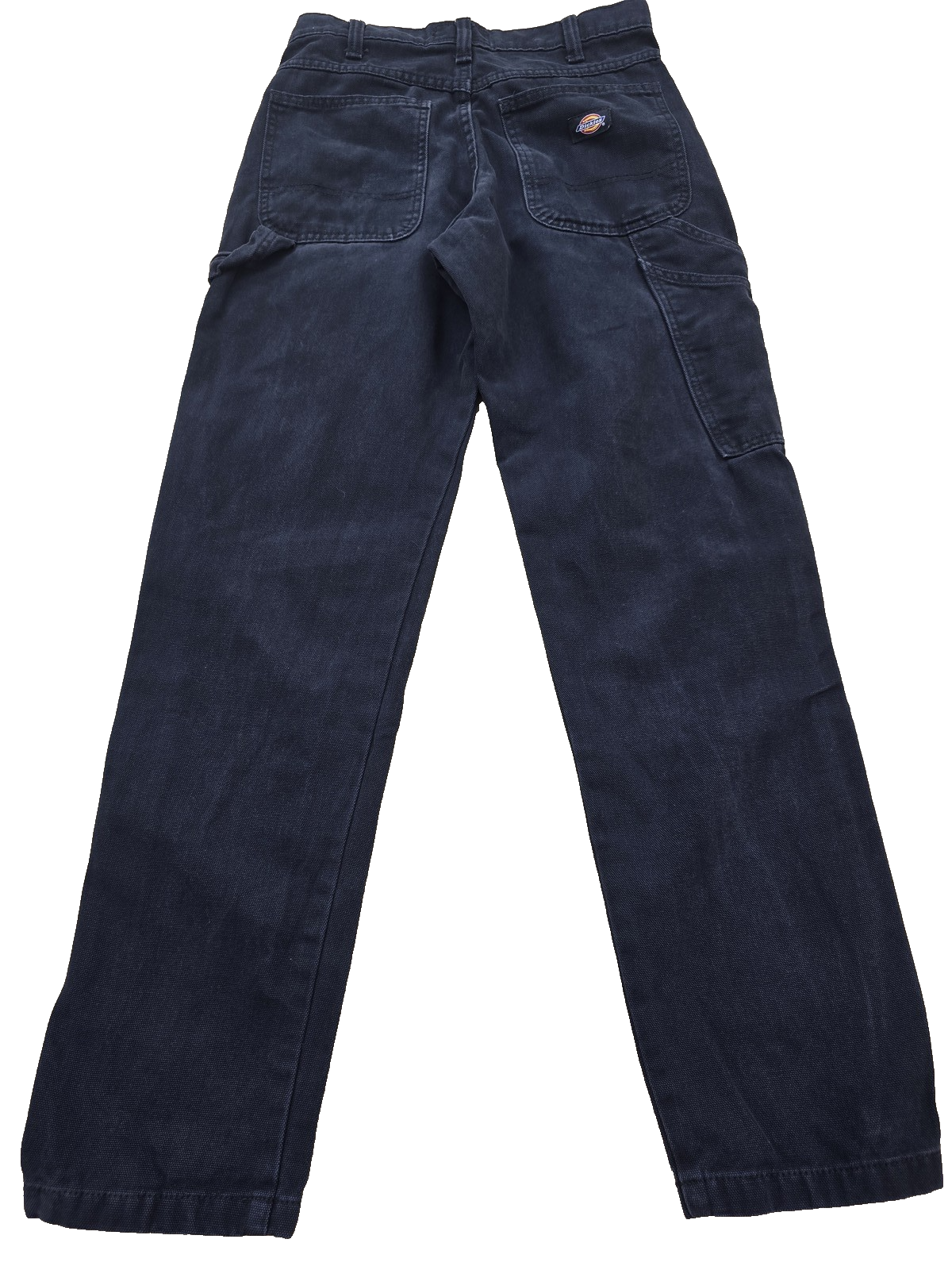 Dickies Cargo Work Pants Men's W28 Black Double Knee Loose Fit