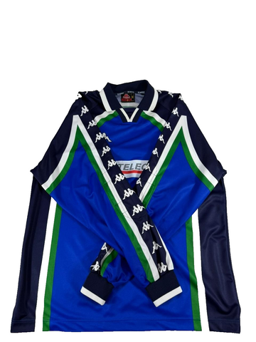 Kappa GARA Telecom Italia Football Jersey Men's XXL Long Sleeve