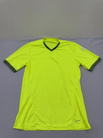 Adidas Men's Green Climalite V-Neck Jersey Size M