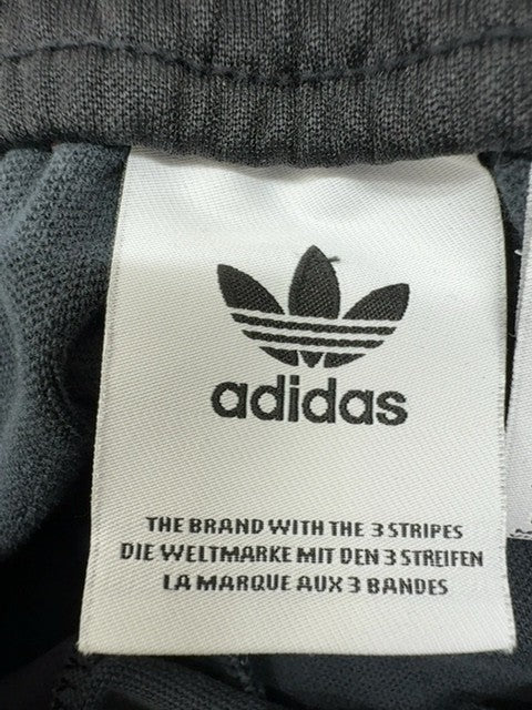 Adidas Originals Grey Track Pants Men M 3-Stripes Polyester