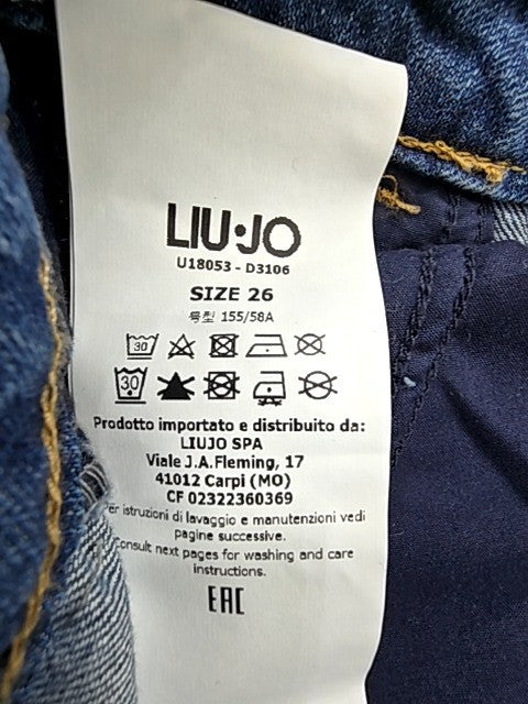Liu Jo Women's Blue Distressed Denim Jeans Size 26