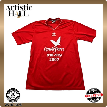 ErreàMen's Red V-Neck Sports Jersey XXL 2007 Polyester