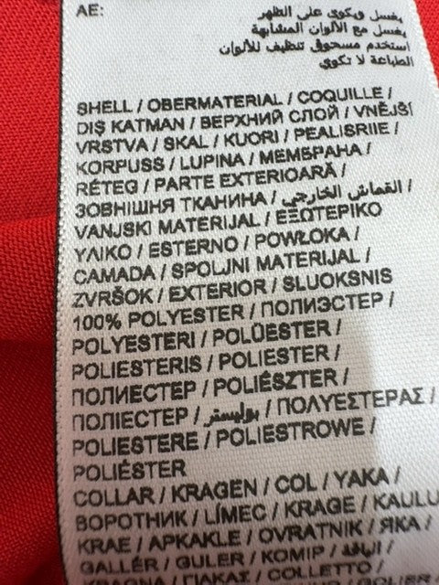 Puma Men's Red Short Sleeve T-Shirt Size M Crew Neck Polyester