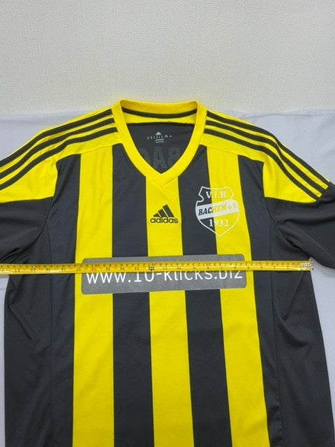 Adidas Men's Black Yellow Striped Soccer Jersey(#16) XL Climacool