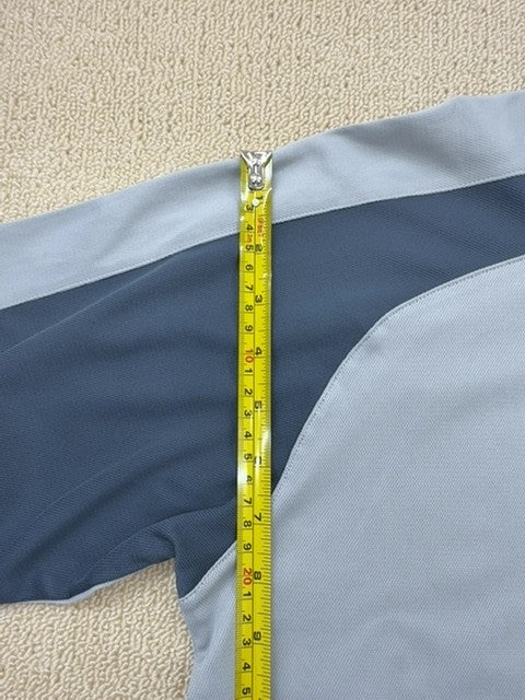 Adidas Men's Grey Short Sleeve Polo Shirt Size M Button-Down
