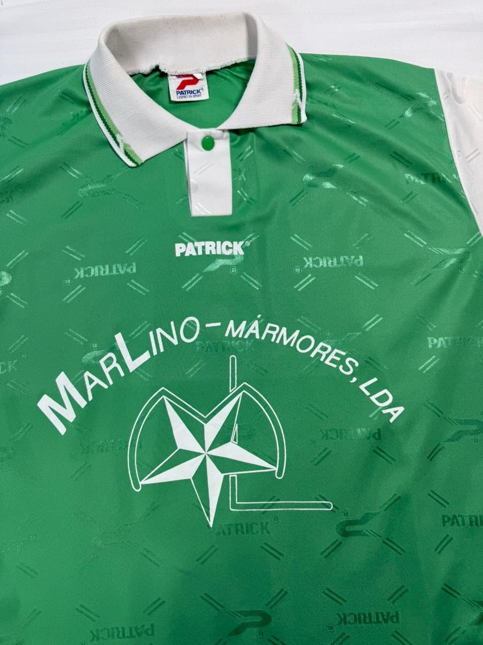 Green And White Patrick Football Jersey - Size XL