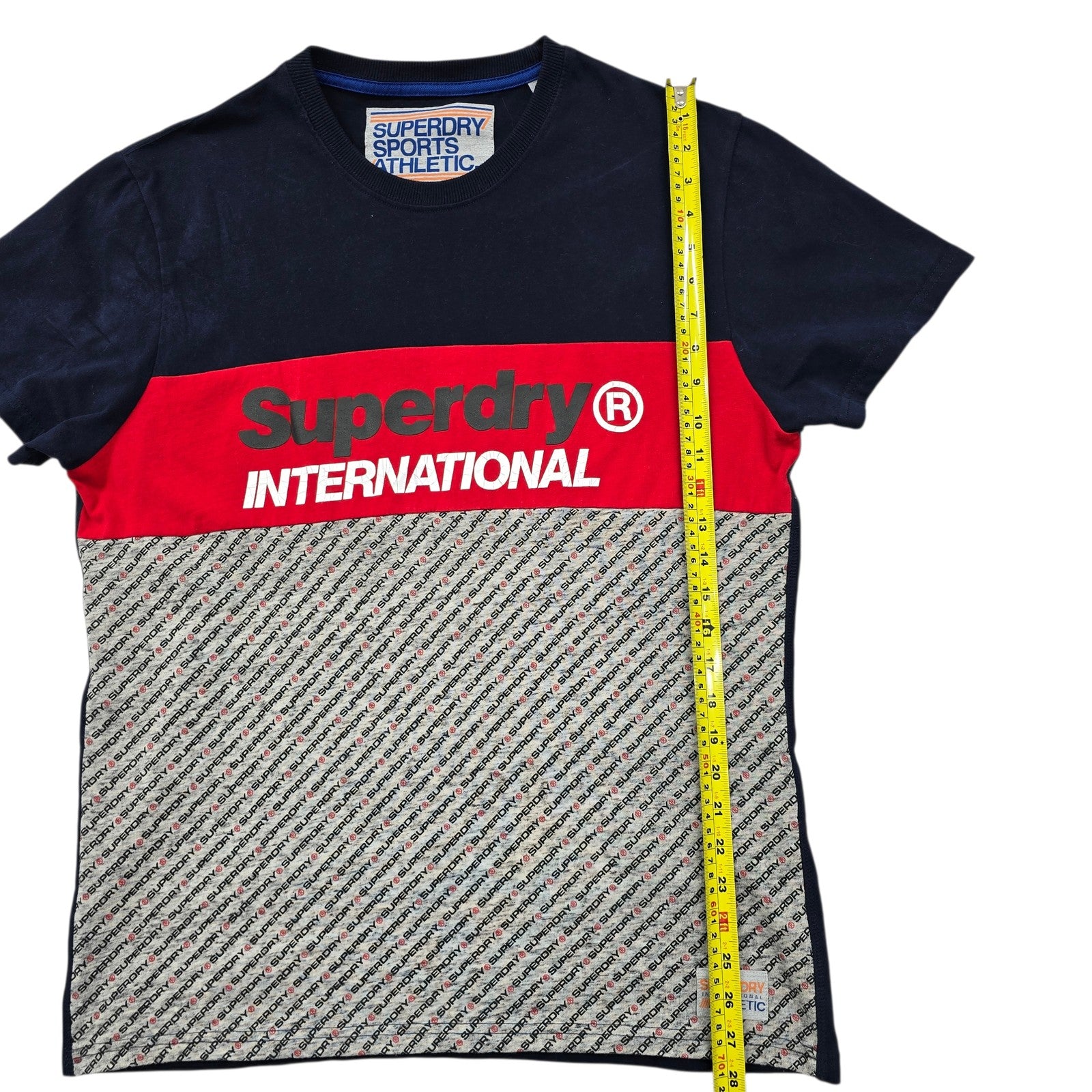 Superdry Women Navy T-Shirt size 2XL product image 8