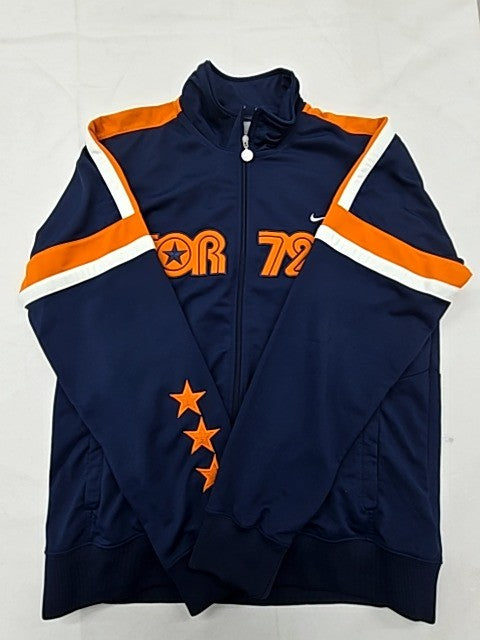 Vintage Nike Men's Navy Jacket – Size L, Full Zip