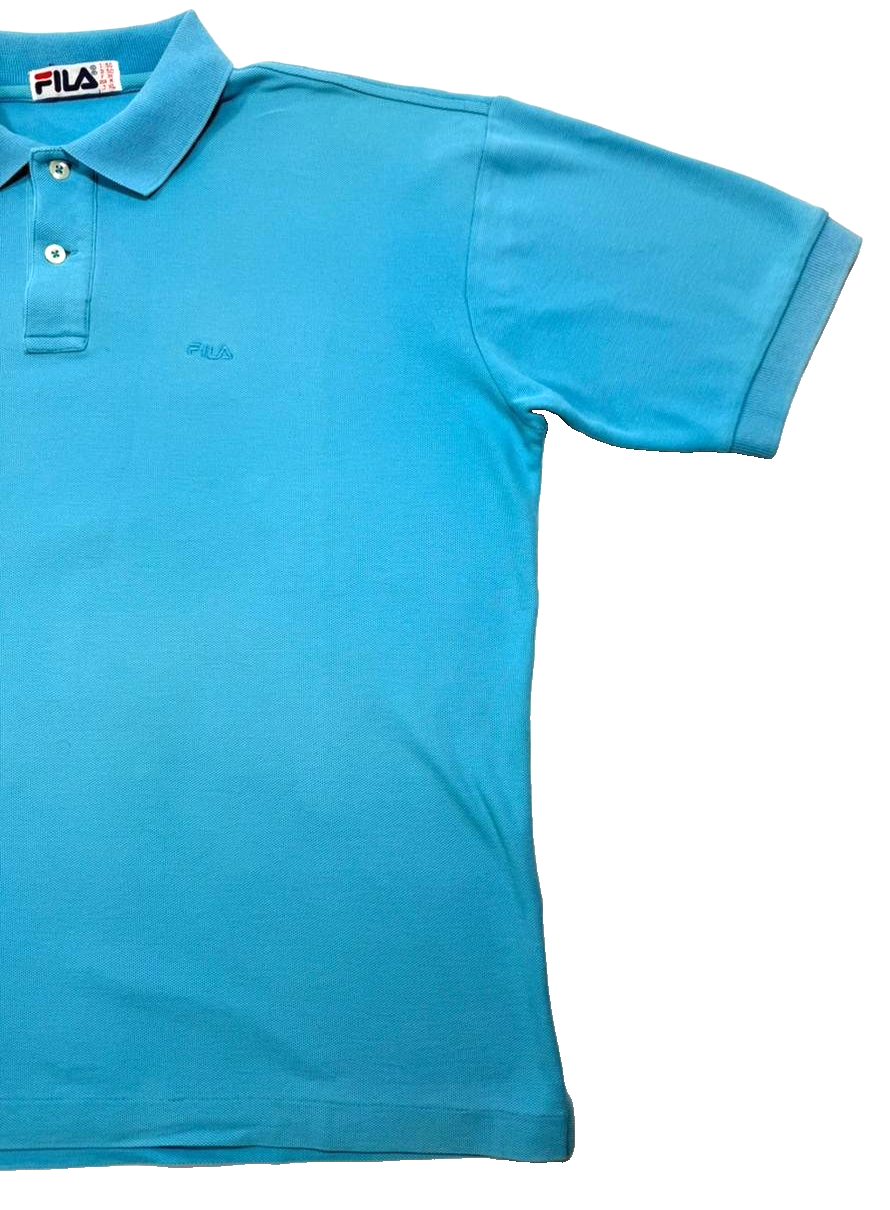 Fila Polo Shirt In A Light Blue For Men - Size M