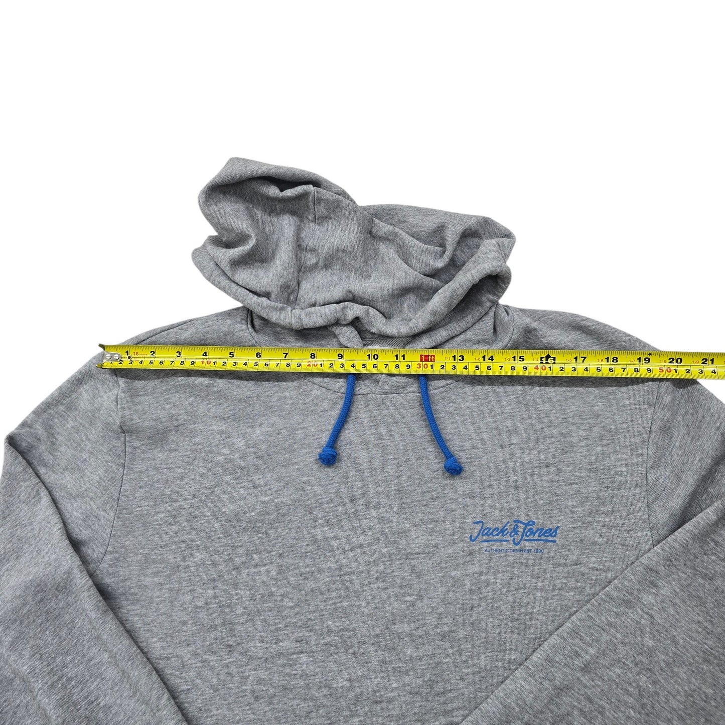 Jack & Jones Men Gray Hoodie size XL product image 5