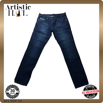 Diesel Men's D-Strukt Slim Fit Jeans Blue Wash Premium Italian Denim Size 30