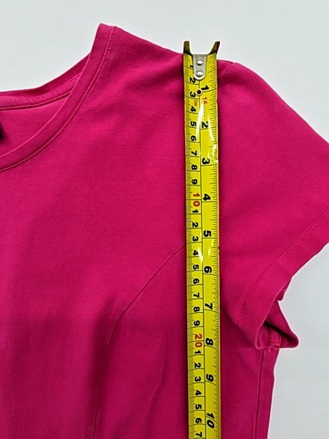 Yessica Women's Magenta Fit Flare Knee Length Dress Size M