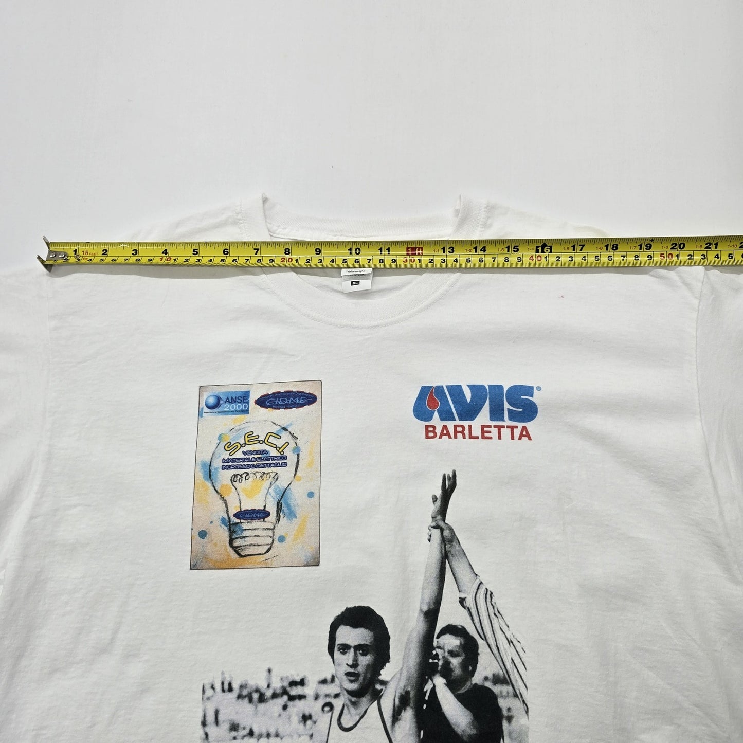 Fruit of the Loom Unisex White T-Shirt size XL product image 5