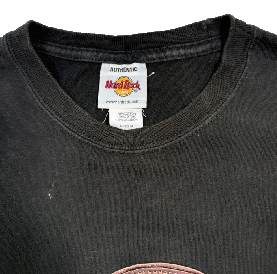 Black Cotton Blend Hard Rock Cafe Berlin T-Shirt - Size M