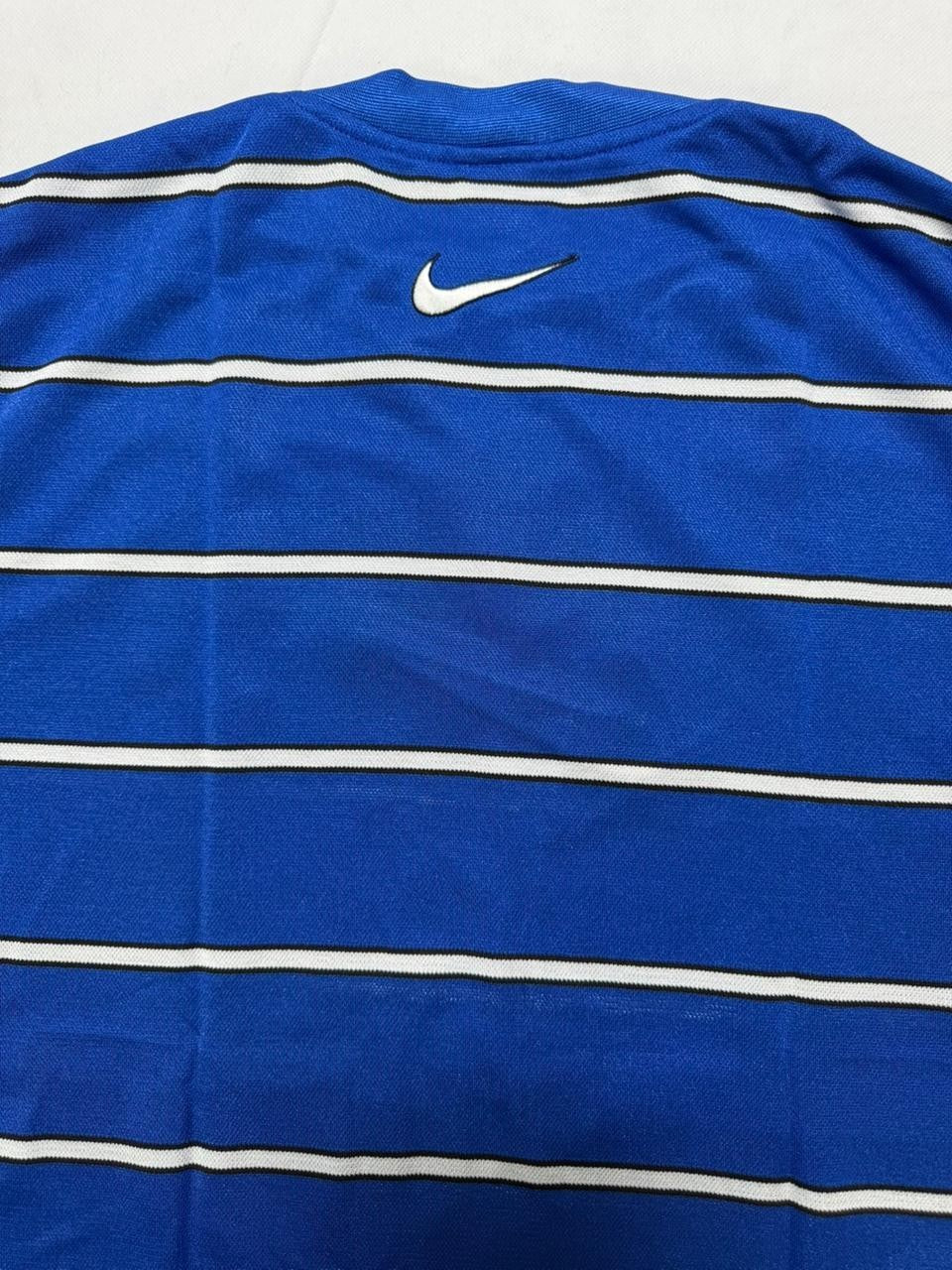 Nike Portugal Striped Blue Football Shirt - M