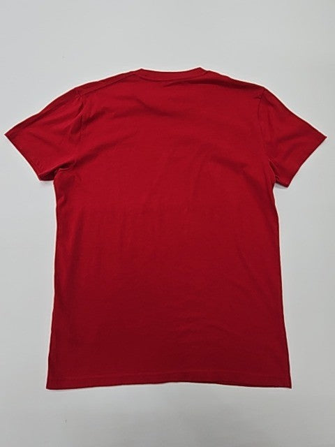 Hollister Men's Red T-Shirt – Size S, Regular Fit, Logo
